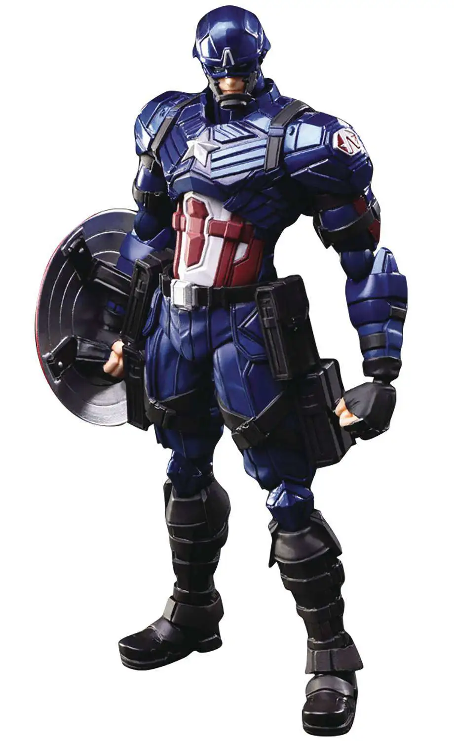 Play Arts Kai Variant Marvel Universe Avenger Captain America Action Figure Toys 