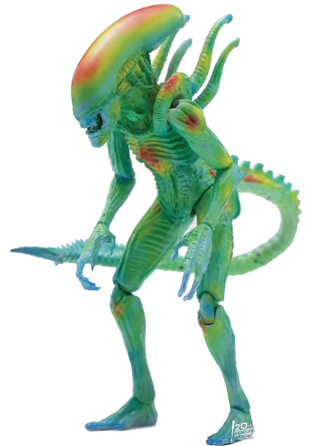 AVP Alien vs. Predator Alien Warrior Exclusive Action Figure [Thermal Vision]