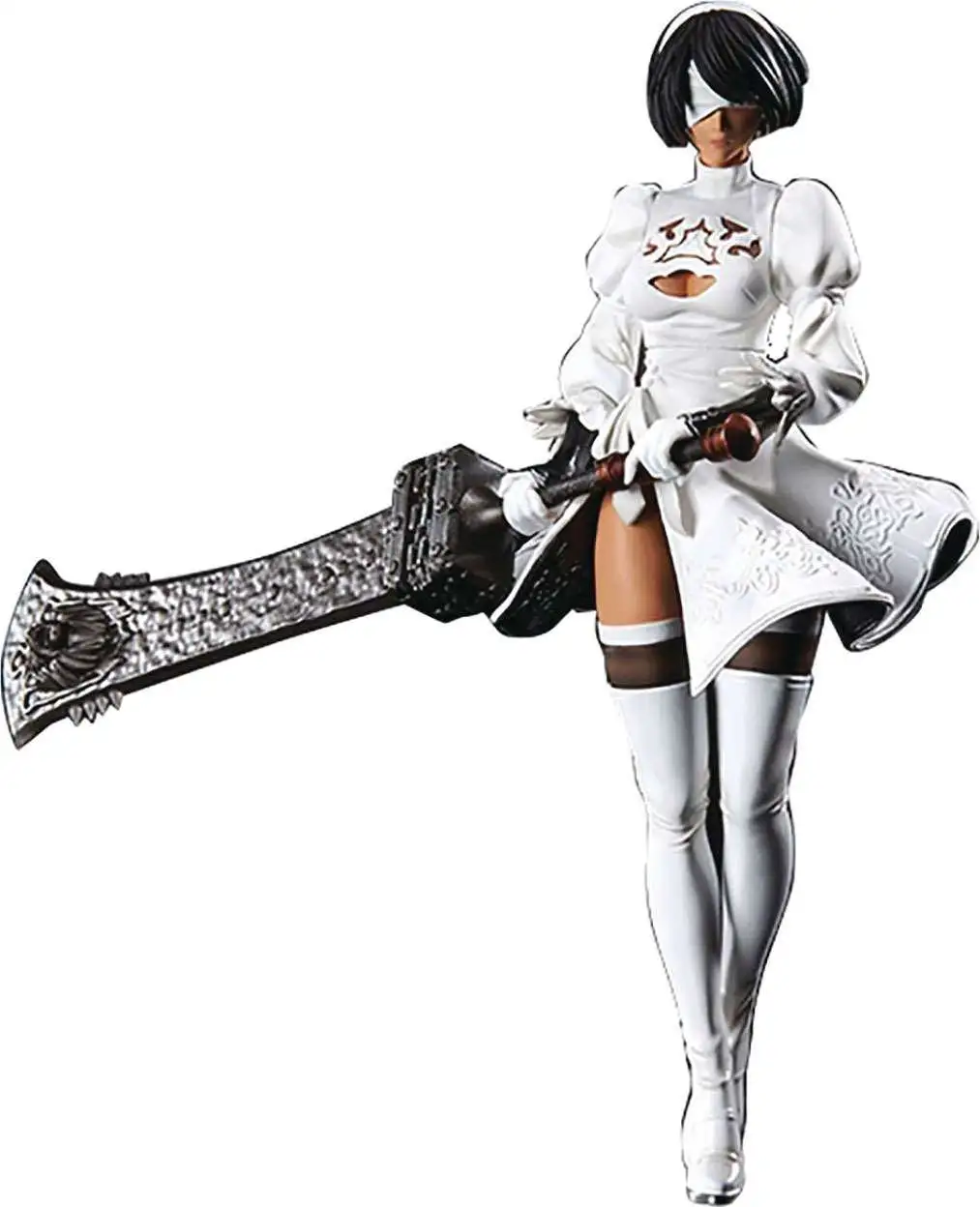 NieR Automata 2B 7 Statuette Beastlord Weapon, White Outfit Square Enix -  ToyWiz