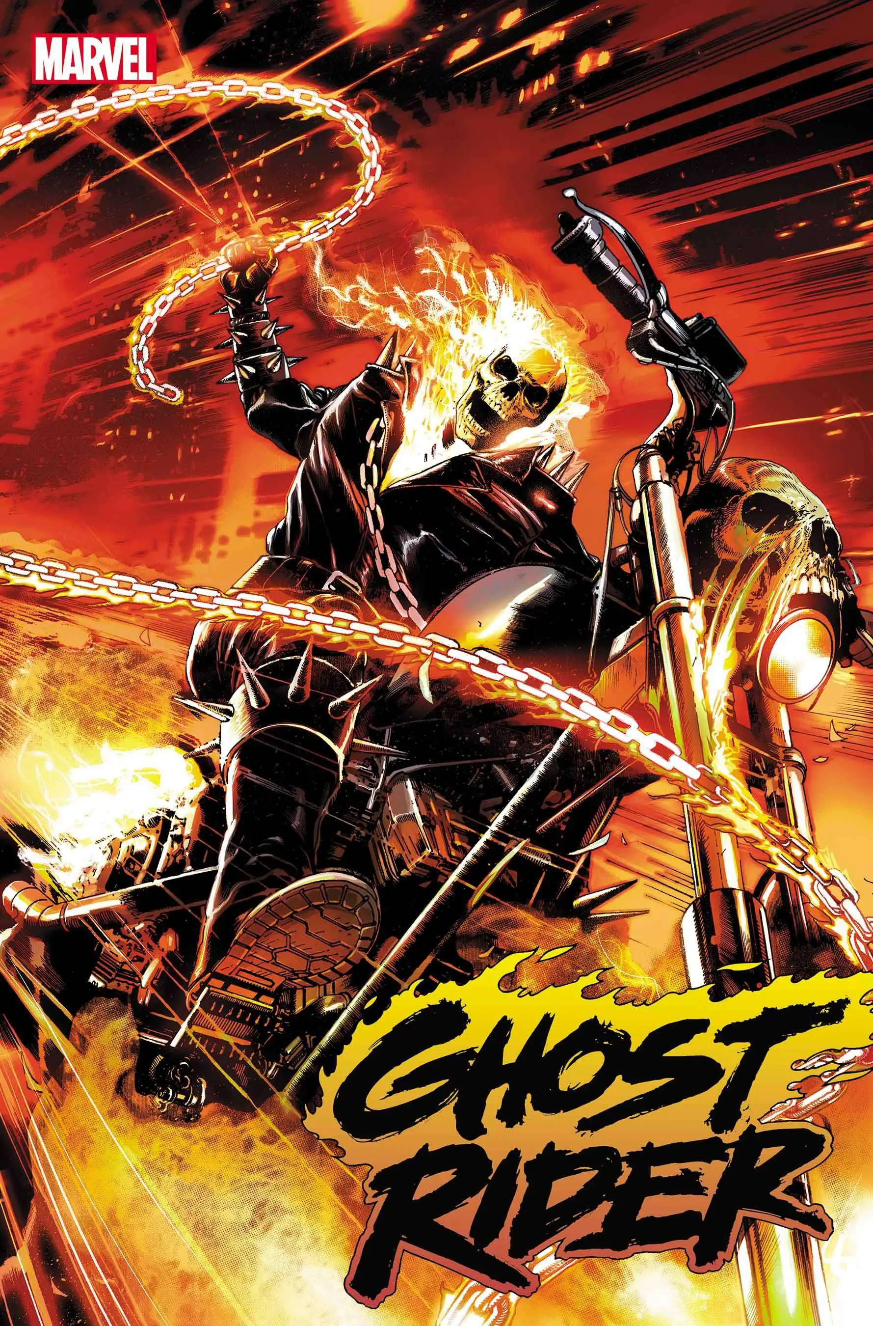 Ghostrider Mini Figure Bike Marvel Avengers Johnny Blaze Compatible UK Seller 