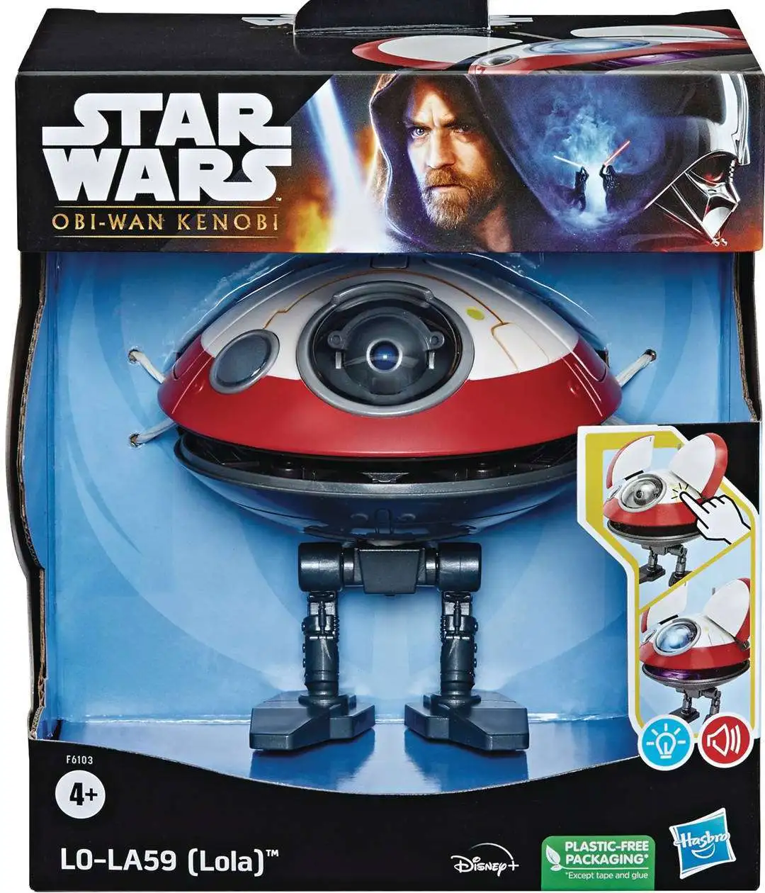 Star Wars Obi-Wan Kenobi L0-LA59 Lola 5-Inch Interactive Robotic Droid [Disney Series] (Pre-Order ships September)