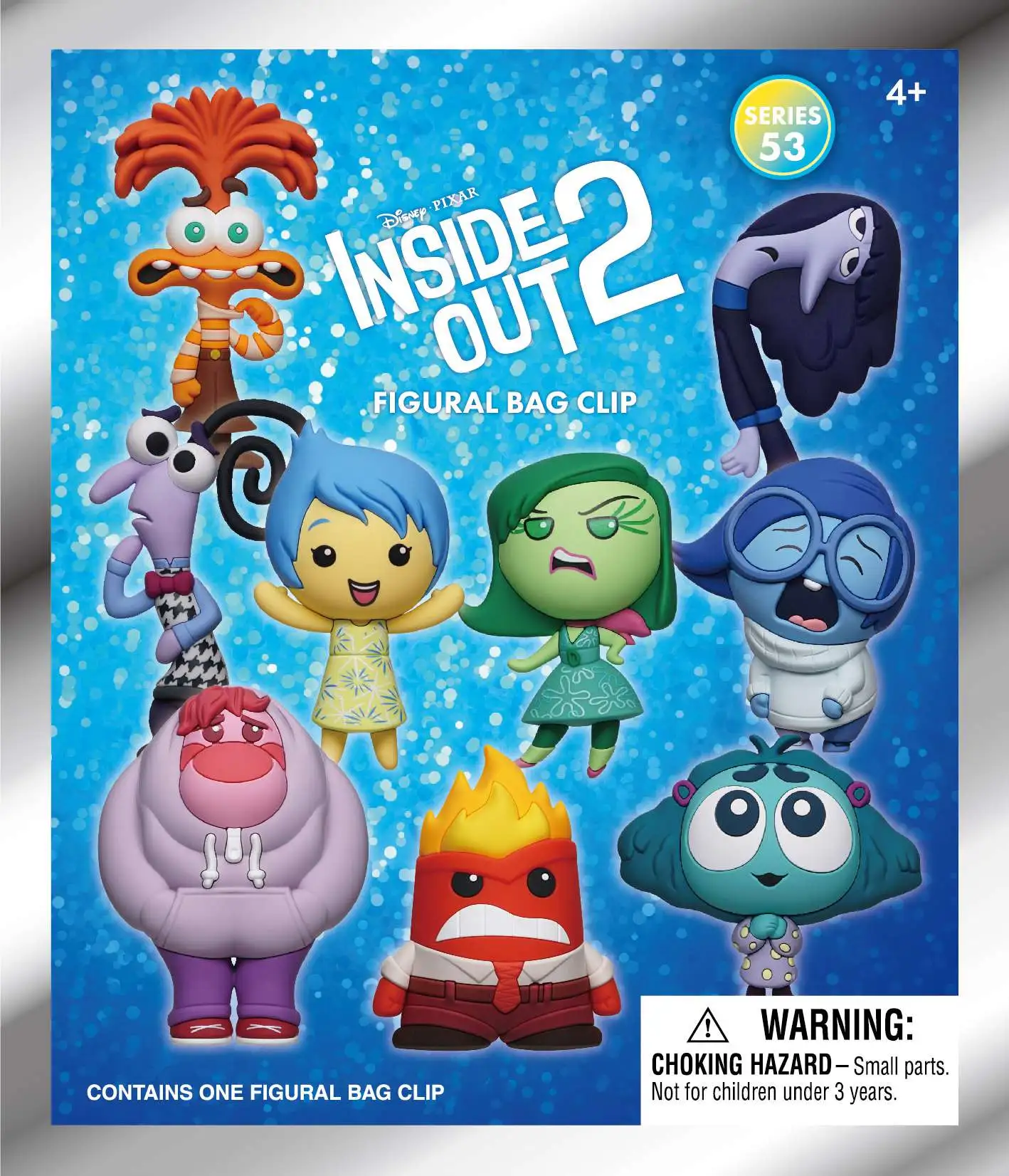 Disney / Pixar 3D Figural Keyring Disney Inside Out Series 2 2-Inch Mystery Pack [1 RANDOM Figure]