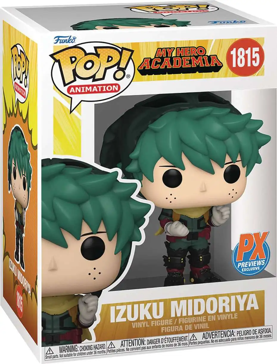 Funko My Hero Academia POP! Animation Deku Exclusive Vinyl Figure #1815 [Hooded]