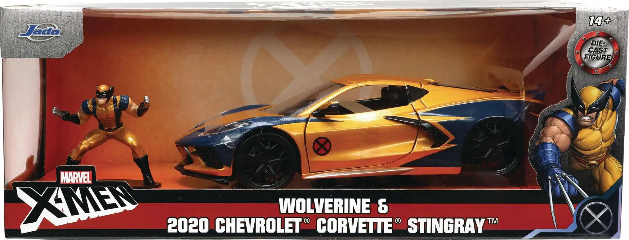 Marvel Wolverine 2020 Corvette Diecast Vehicle & Figure