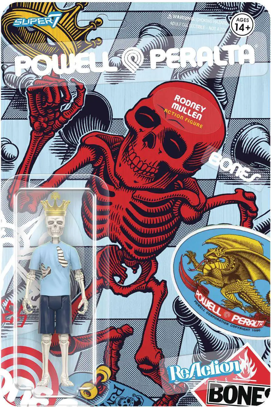 Powell-Peralta ReAction Rodney Mullen Action Figure [Chess Board]