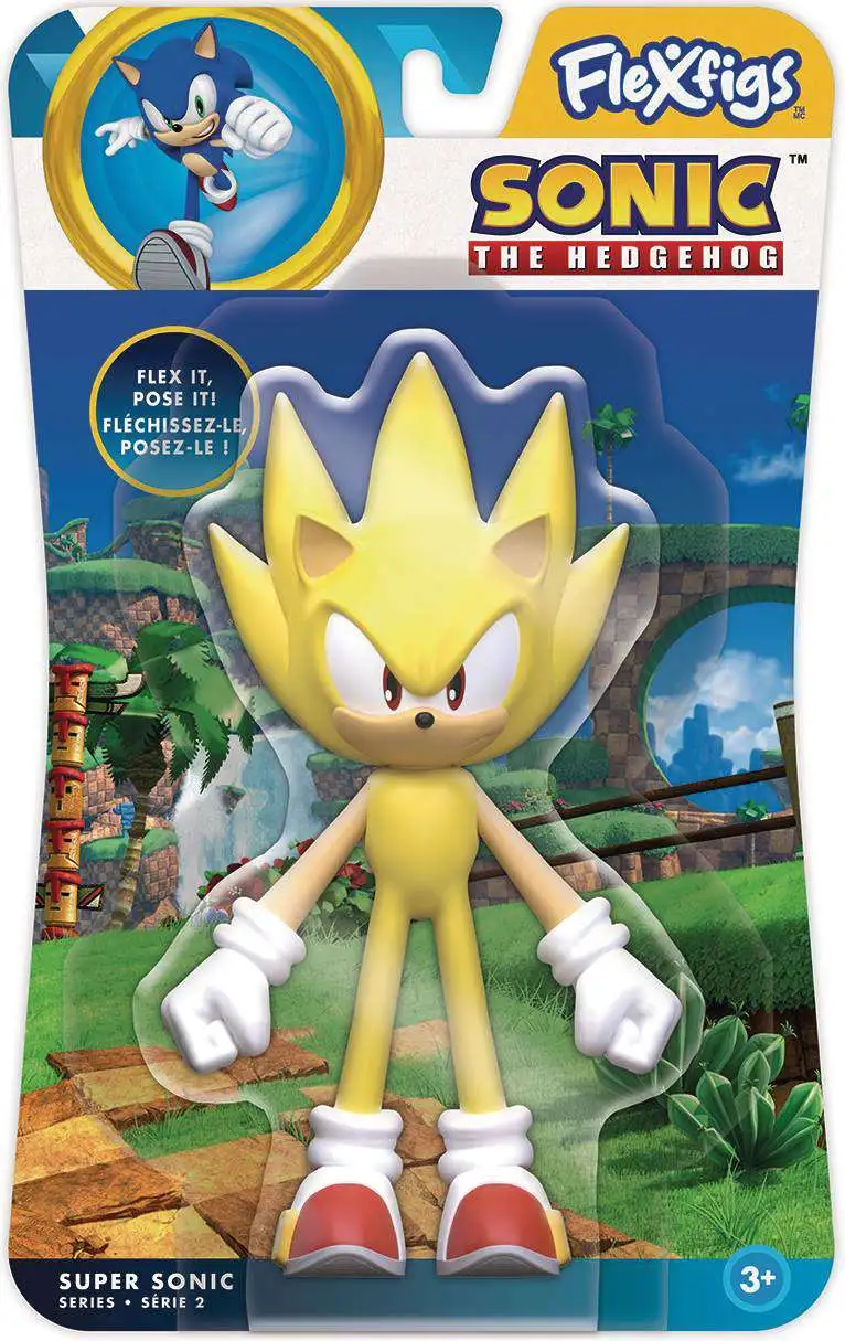 Sonic The Hedgehog Flexfigs Super Sonic 5-Inch Bendable Figure (Pre-Order ships January)