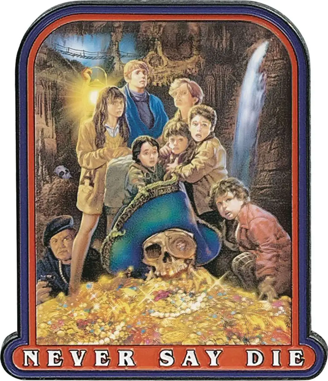 Goonies Never Say Die Metal Collectible Pin Badge (Pre-Order ships April)