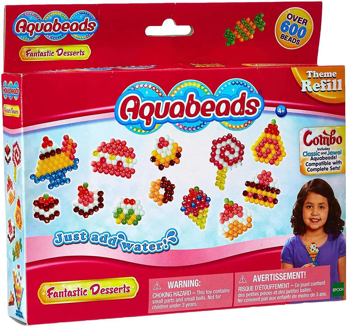 Aquabeads Fantastic Desserts Refill Pack Over 600 Beads International  Playthings LLC - ToyWiz