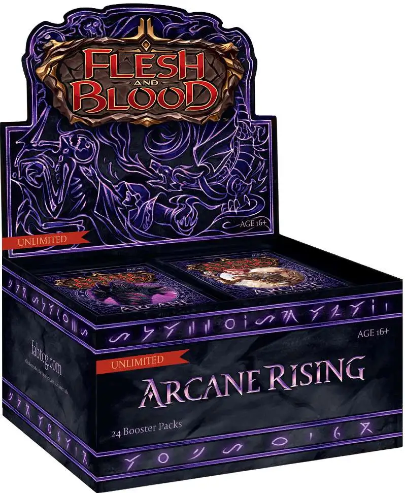 Flesh and Blood Trading Card Game Arcane Rising (Unlimited) Booster Box [24 Packs]