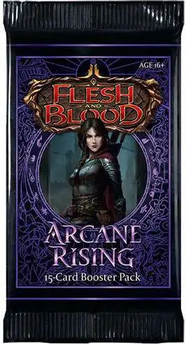 Flesh and Blood Trading Card Game Arcane Rising (1st Edition {Alpha}) Booster Pack [15 Cards]