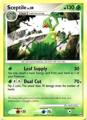Pokemon Trading Card Game Platinum Arceus Rare Sceptile #31