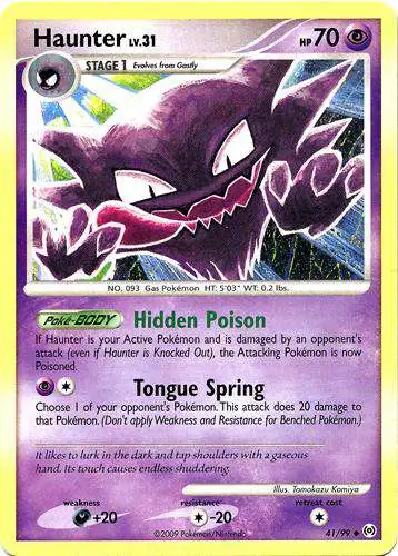 Pokemon Trading Card Game Platinum Arceus Uncommon Haunter #41