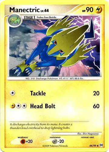 Pokemon Trading Card Game Platinum Arceus Uncommon Manectric #44