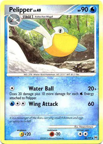 Pokemon Trading Card Game Platinum Arceus Uncommon Pelipper #45