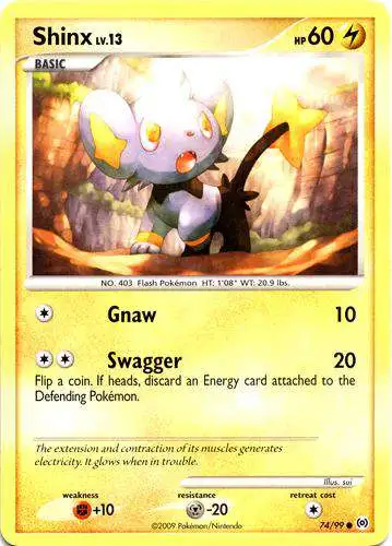 Pokemon Trading Card Game Platinum Arceus Common Shinx #74