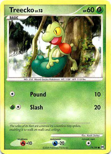 Pokemon Trading Card Game Platinum Arceus Common Treecko #79