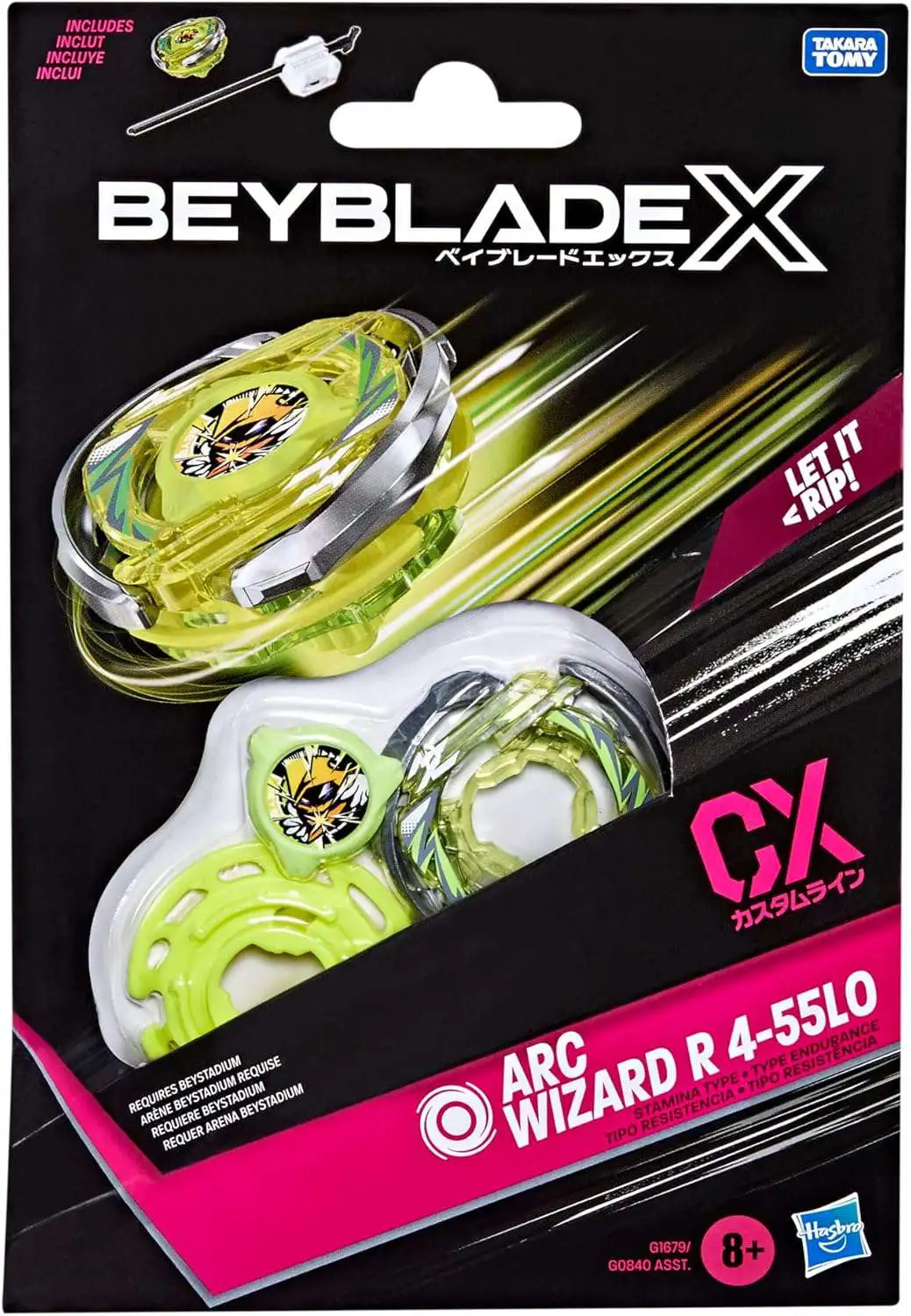 Beyblade X Arc Wizard R 4-55LO CX Starter Pack Hasbro Toys