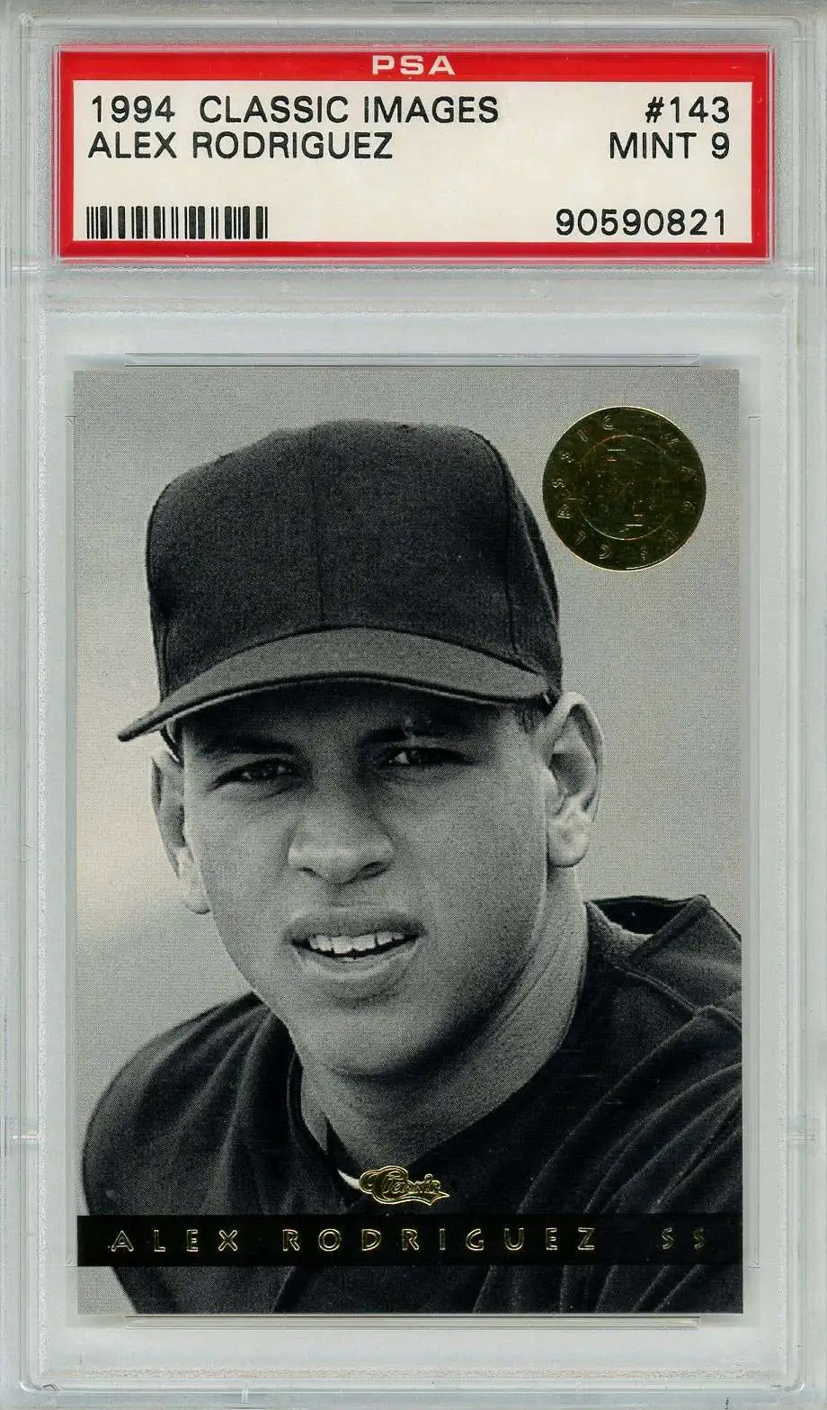 MLB 1993 Classic Games Alex Rodriguez #143 [PSA 9]