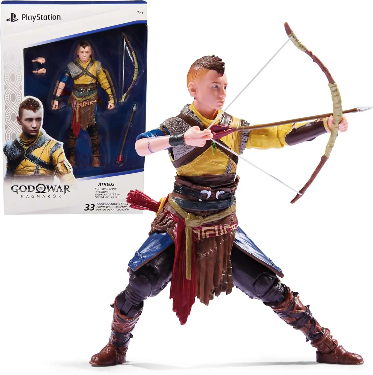 Playstation God of War Ragnarok Atreus Deluxe Action Figure