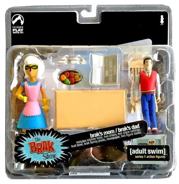 Adult Swim The Brak Show Mom & Dad Action Figure 2-Pack