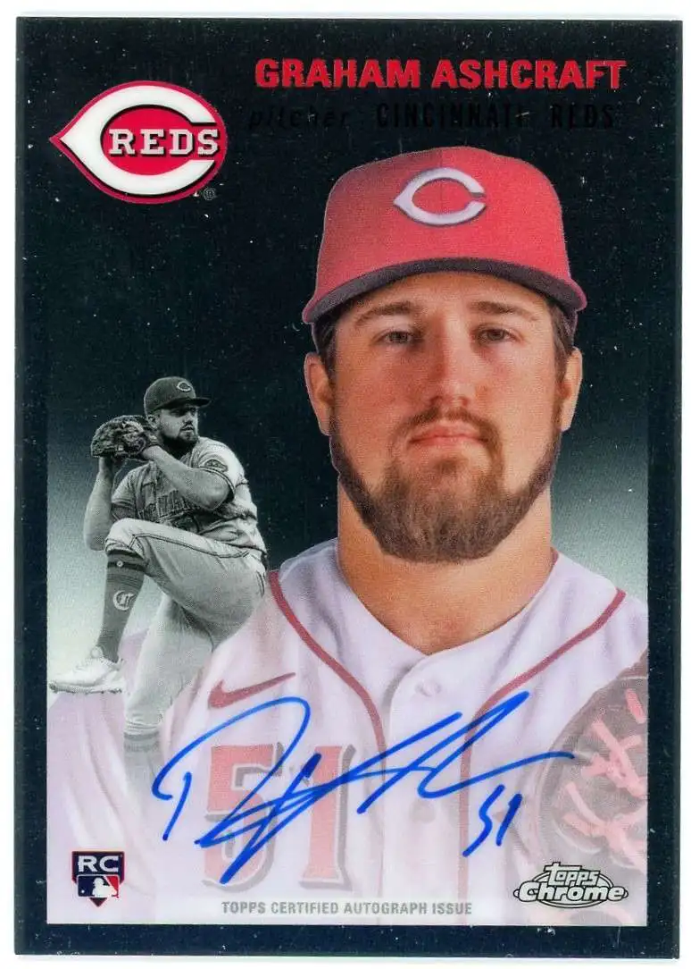 MLB 2023 Topps Chrome Platinum Graham Ashcraft CPA-GA [Rookie Auto]