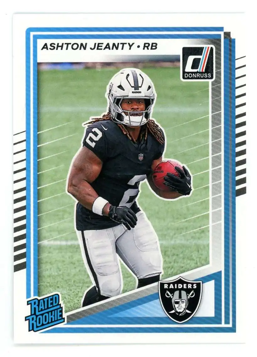 NFL 2025 Panini Donruss Football Rated Rookies Ashton Jeanty #305