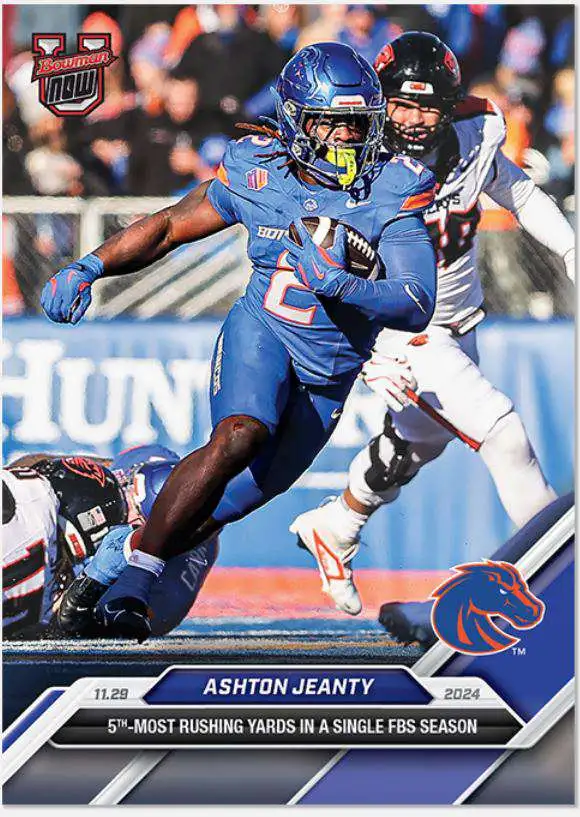 NCAA 2024 Bowman U NOW Ashton Jeanty #50