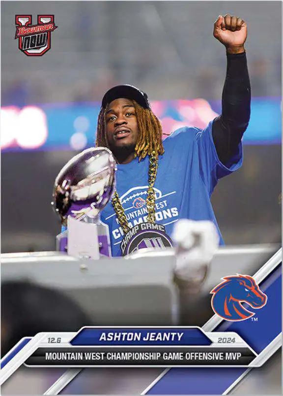 NCAA 2024 Bowman U NOW Ashton Jeanty #53