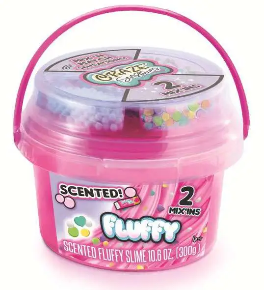 Craze Sensations ASMR Mix 'N Match Fluffy Mini Bucket [Scented, Pink]