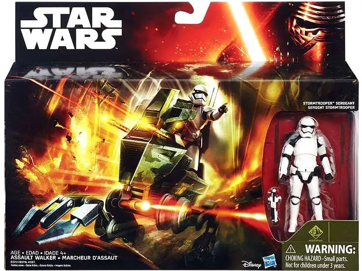 Star Wars The Force Awakens Assault Walker with Stormtrooper Sergeant 3.75-Inch Vehicle & Figure [Class I]