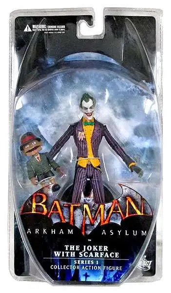 Batman Arkham Asylum Series 1 Joker with Scarface Action Figure DC Direct -  ToyWiz