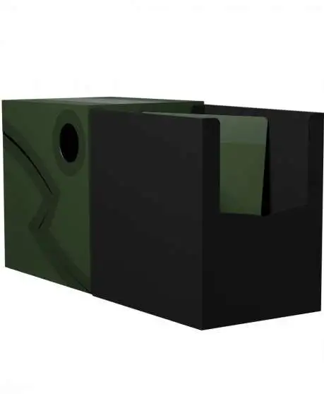 Dragon Shield Forrest Green / Black Double Shell 150+ Card Deck Box