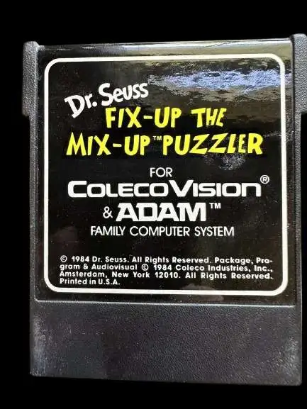 Atari Dr. Seuss Fix-up the Mix-up Puzzler Video Game [Cartridge Only]
