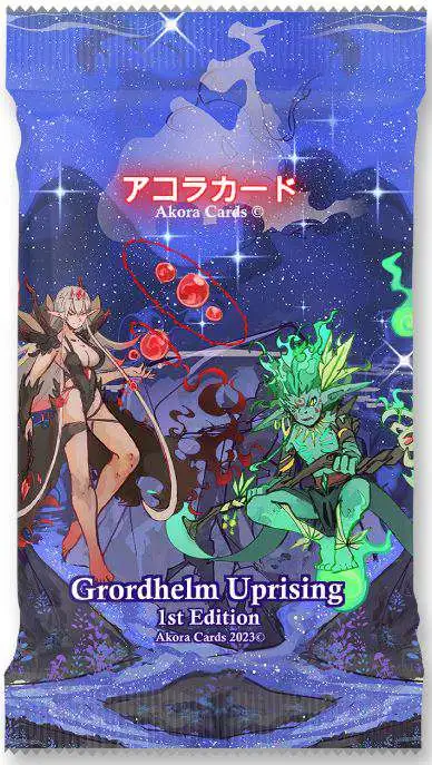 Akora Trading Card Game Grordhelm Uprising Booster Pack [10 Cards] (Pre-Order ships February)