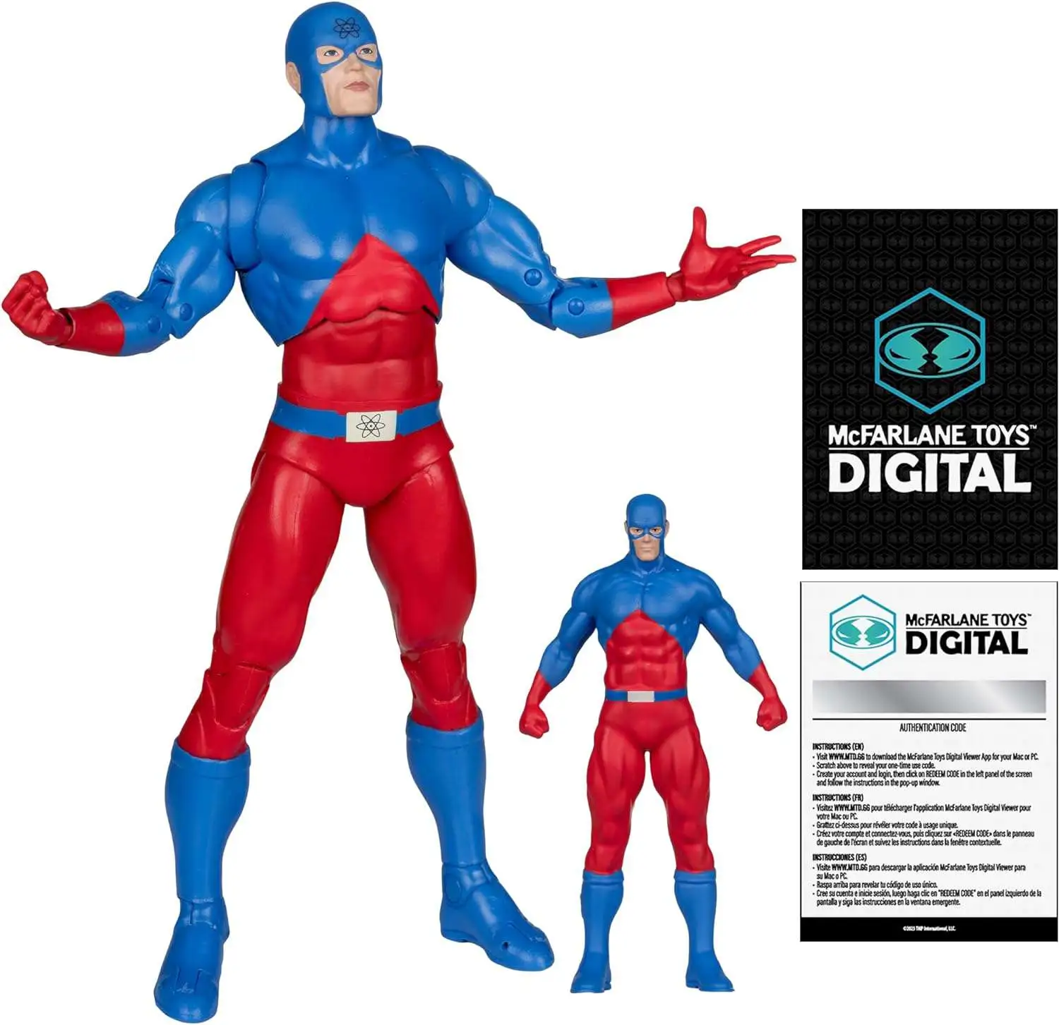 McFarlane Toys DC Direct The Atom 7 Action Figure Ray Palmer, Silver ...