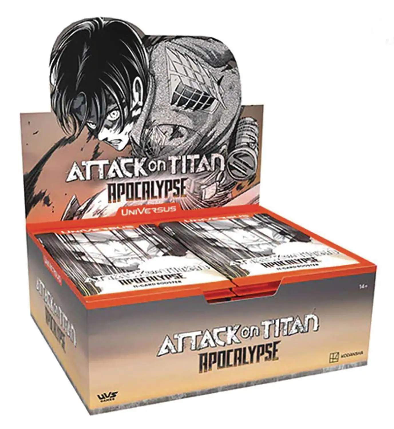 UniversusCCGAttackonTitanApocalypseBoosterBox[24Packs](Pre-OrdershipsJune)