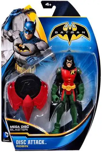 Batman Robin Action Figure Disc Attack Mattel Toys - ToyWiz