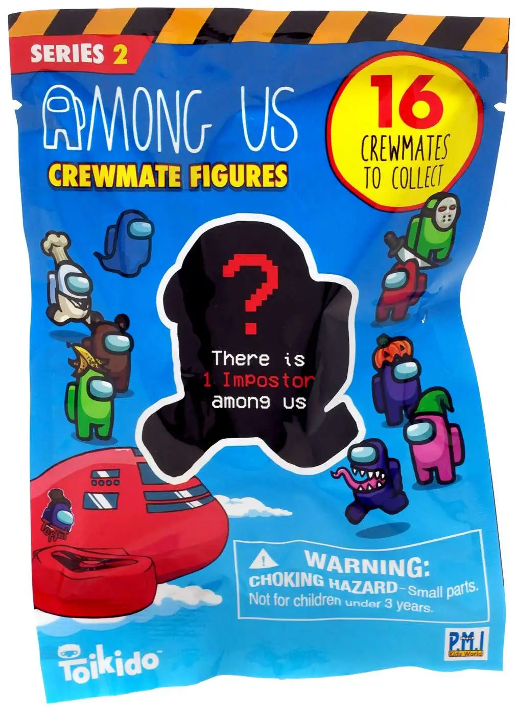 Among Us Crewmate Stampers Series 2 Mystery Pack [1 RANDOM Figure, Bagged]