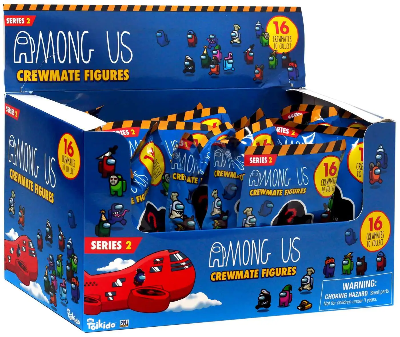 Among Us Crewmate Stampers Series 2 Mystery Box [24 Packs, BAGGED]
