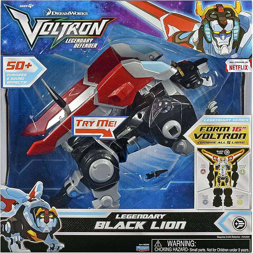 Voltron Legendary Black Lion Action Figure for sale online 