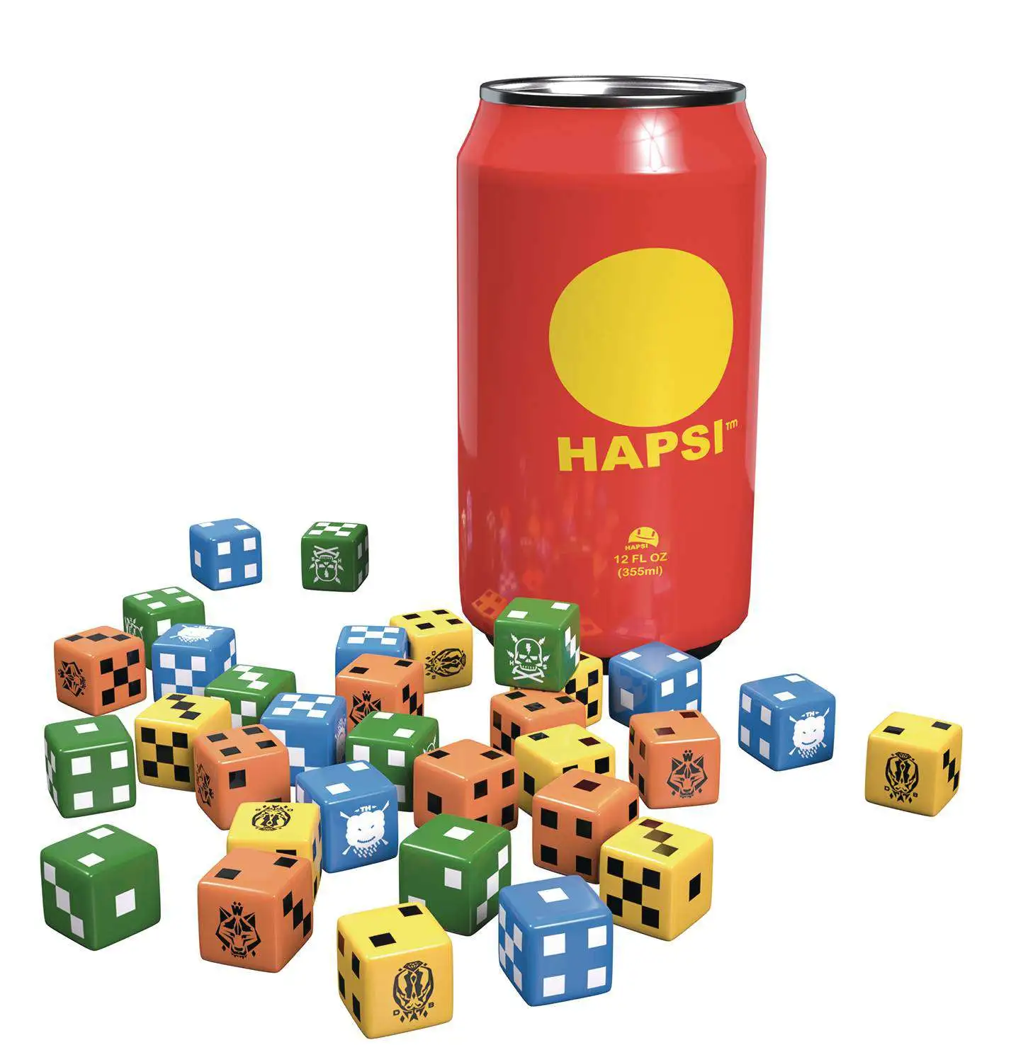GKR: Heavy Hitters Hapsi Cans Board Game Dice Accessory [Original Flavor]