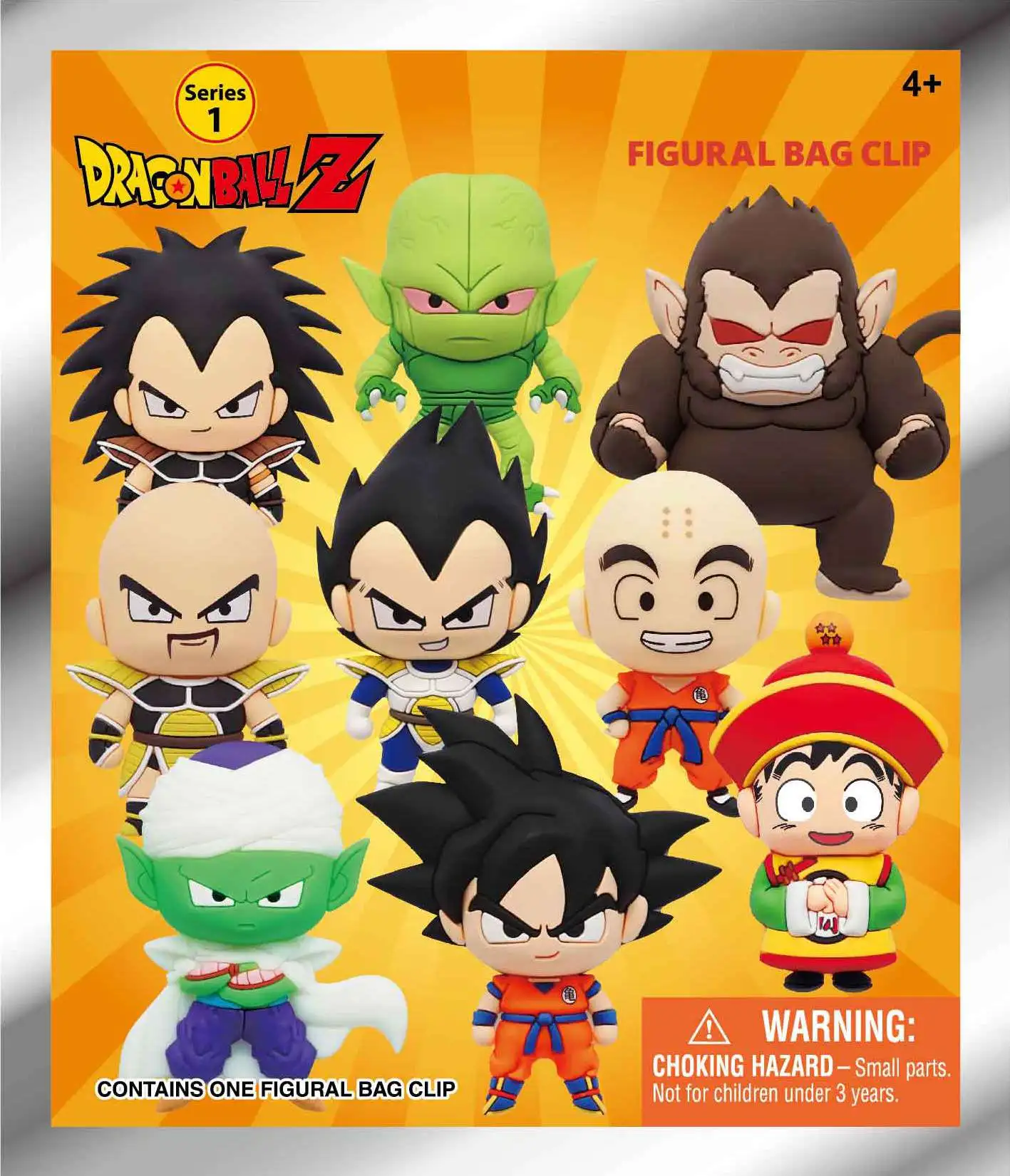 Dragon Ball Z 3d Figural Foam Bag Clip Dragon Ball Z Series 1 Mystery Box 24 Packs Monogram Toywiz 8785