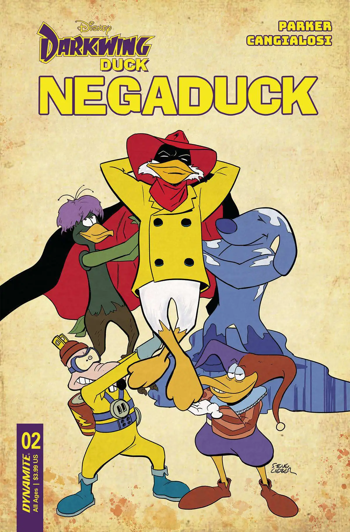 Dynamite Entertainment Negaduck #2 Comic Book [Lieber Cover B]