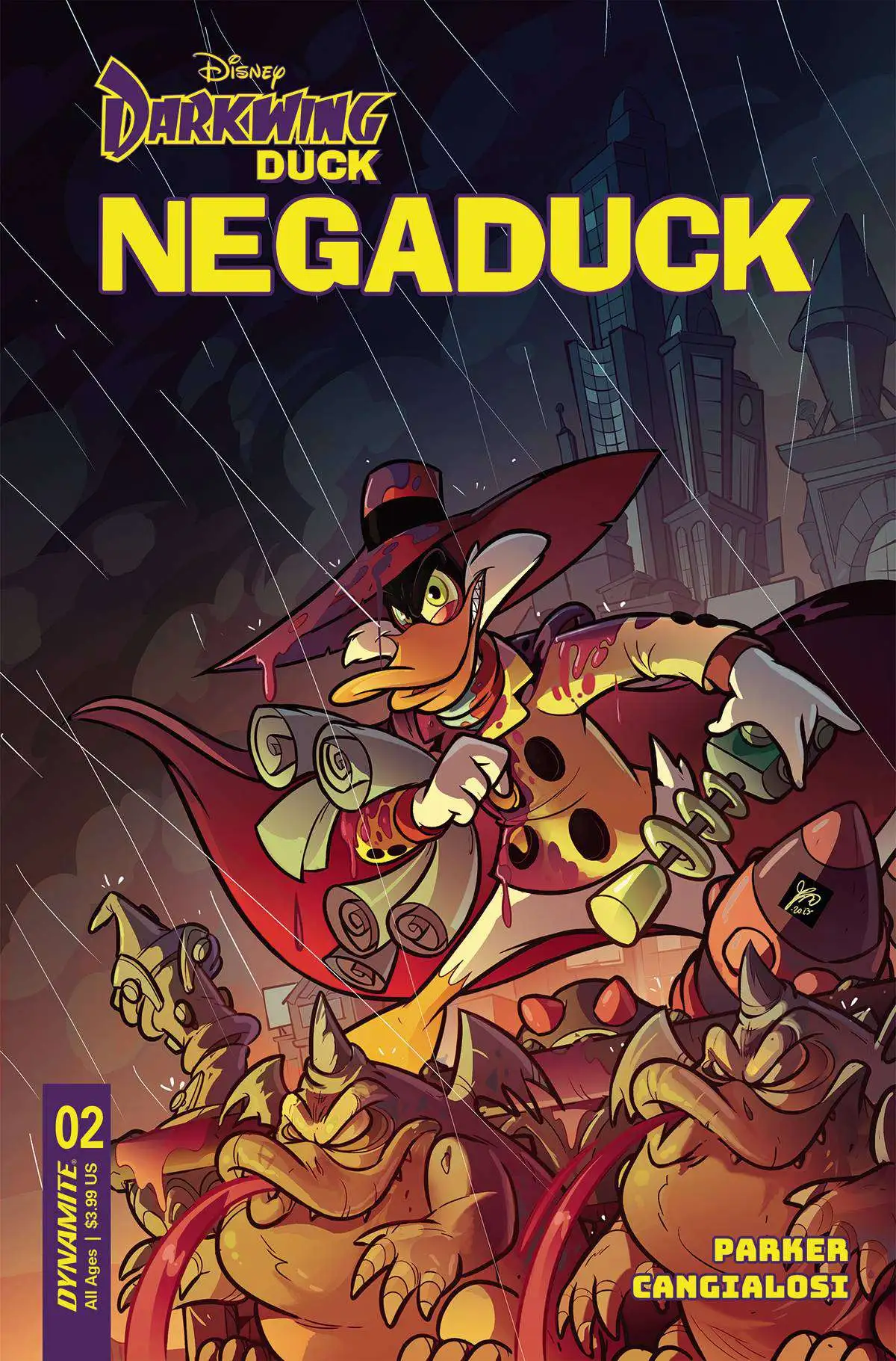 Dynamite Entertainment Negaduck #2 Comic Book [Cangialosi Cover D]