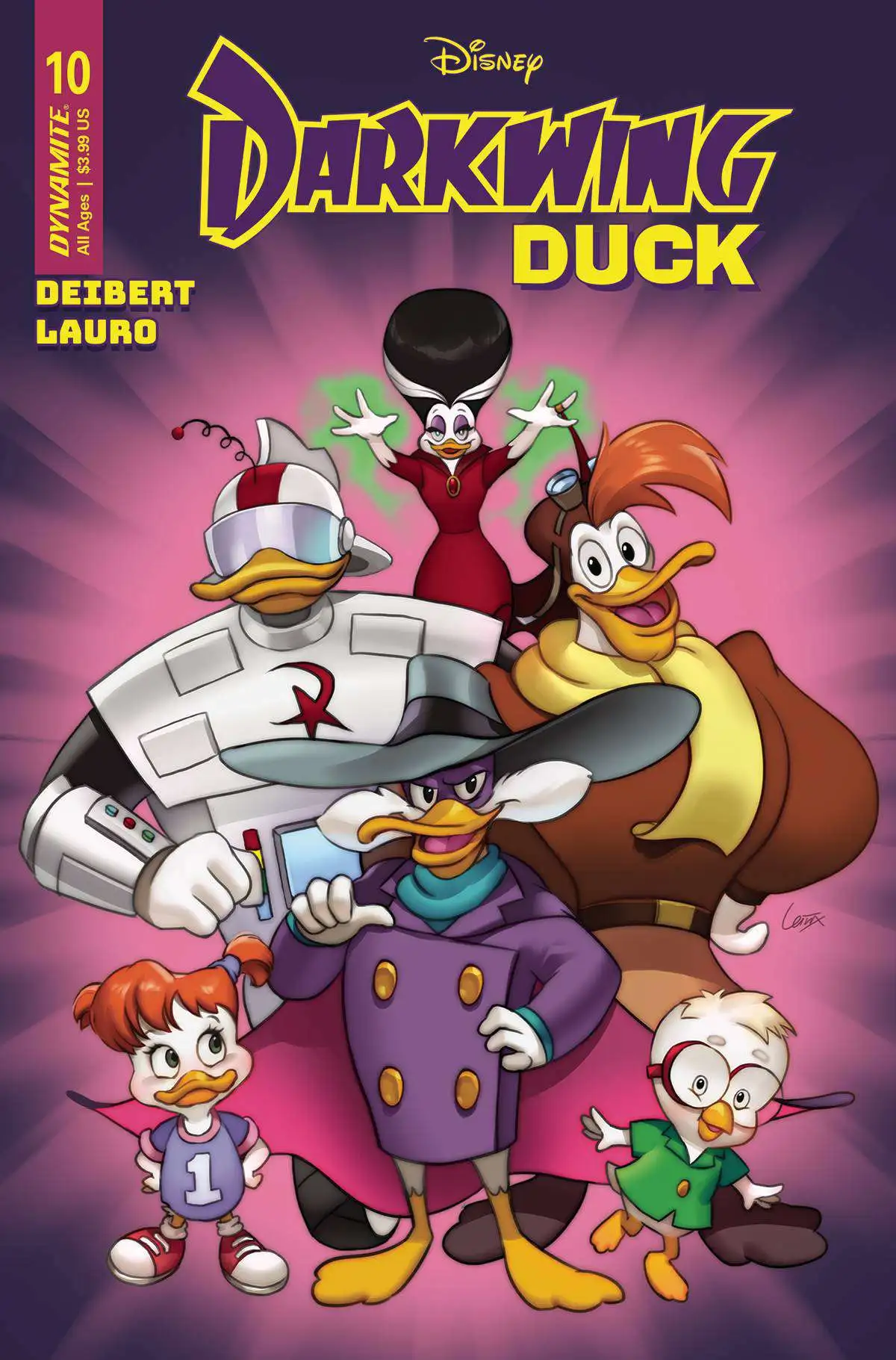 Dynamite Entertainment Darkwing Duck Comic Book 10 Leirix Cover A ToyWiz