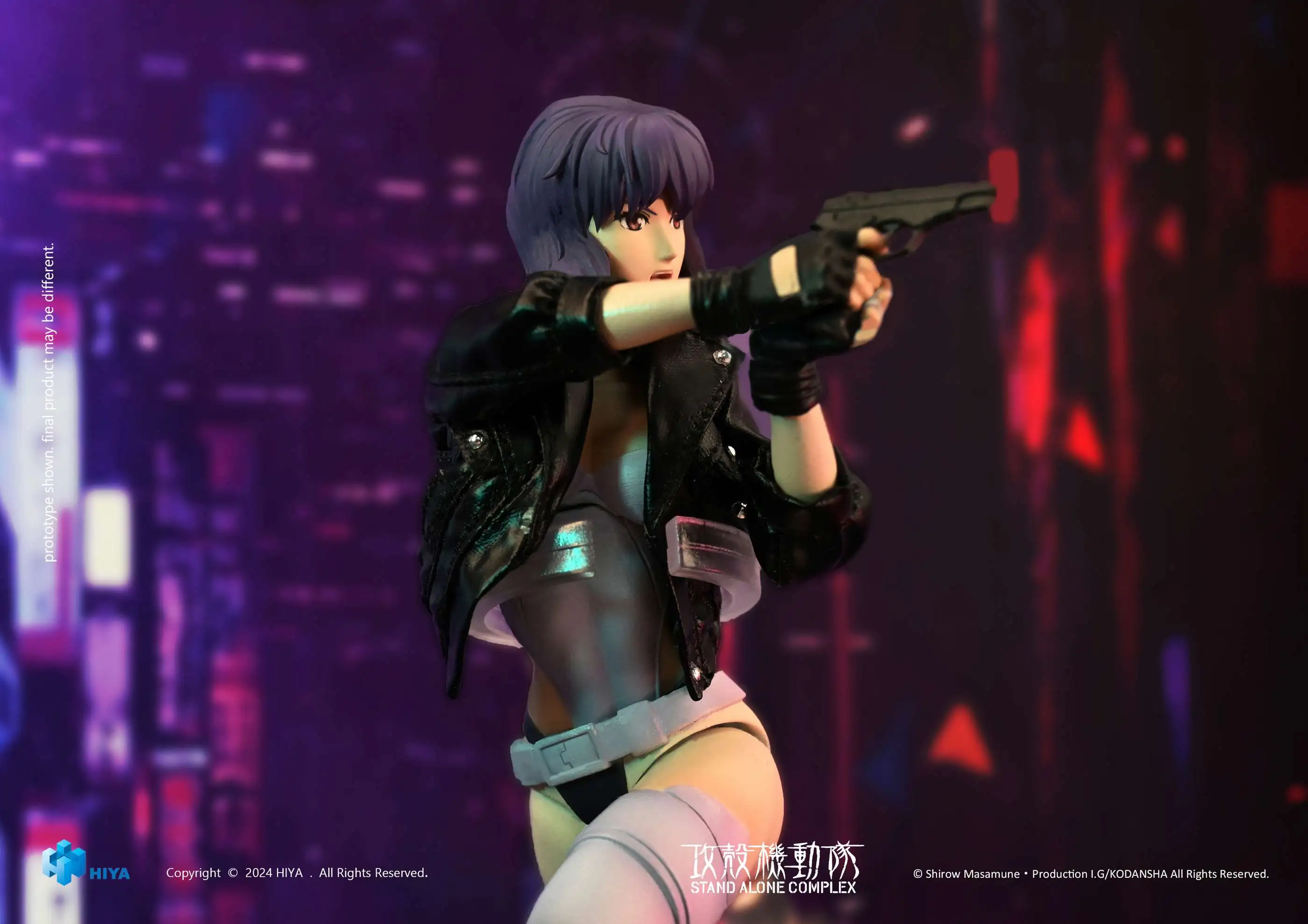 FULLL GHOST フィギュア Ghost in the Shell Motoko Kusanagi Exclusive 6 Action Figure Hiya