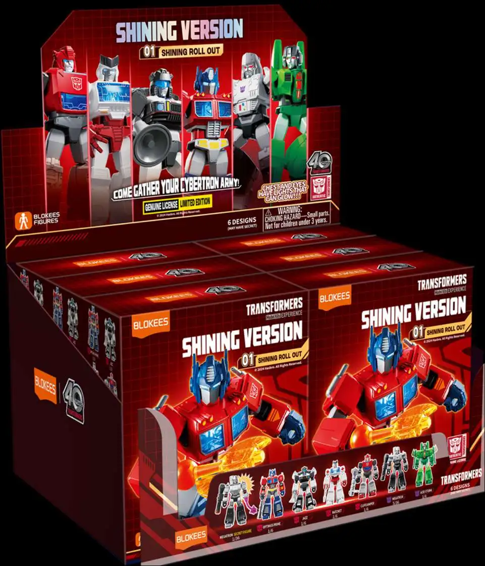 Transformers Shining Version 01 Shining Roll Out Mystery Box SV 01 [6 Model Kit Packs]