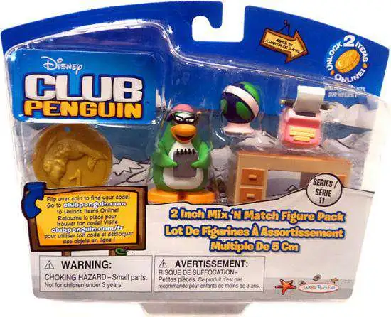 Club Penguin Mix N Match Series 10 Aunt Arctic with Writing Mini Figure Set  Jakks Pacific - ToyWiz