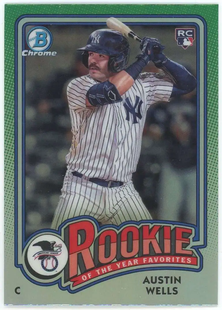MLB Topps 2024 Bowman Baseball Rookie of the Year Favorites Austin Wells ROY-2 [Rookie]