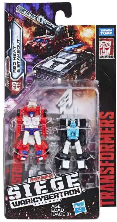Transformers Siege War for Cybertron Micromaster Red Heat & Stakeout IN HAND * 